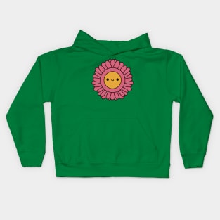 Cute Kawaii Pink Gerbera Daisy Kids Hoodie